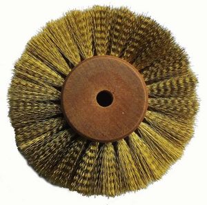 Brass Wire Wheel Brush, Soft