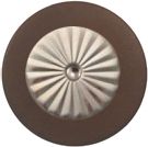 MusicMedic.com Chocolate RooPads - Maestro Star Airtight Silver Plated Resonator - Individual Pads