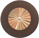 MusicMedic.com Chocolate RooPads - Maestro Star Classic Solid Brass Resonator - Individual Pads