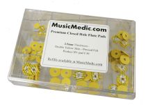 Double Yellow Skin Pressed Flute Pad Assortment
