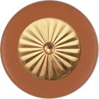 Tan Saxophone Pads - Maestro Star Airtight Solid Brass Resonator - Individual Pads