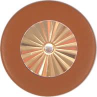 Tan Saxophone Pads - Maestro Star Classic Solid Brass Resonator - Individual Pads