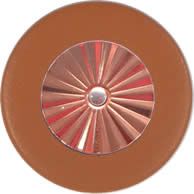 Tan Saxophone Pads - Maestro Star Classic Solid Copper Resonator - Individual Pads