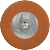 Tan Saxophone Pads - Domed Metal Resonator - Individual Pads