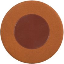 Tan Saxophone Pads - Plastic Domed Resonator - Individual Pads