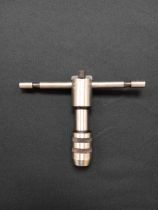 Ratcheting Long Handle Tap and Die Wrench (1/16" to 1/4")
