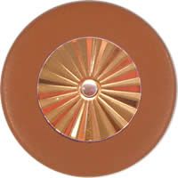 Tan Saxophone Pads - Maestro Star Classic Gold Plated Resonator - Individual Pads