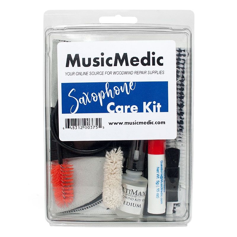 Ligature Cap FarBoat Instrument 7-Pack Sax Care Kit Mouthpiece with Reed Brush Reed Holder for Saxophone Cork Grease 