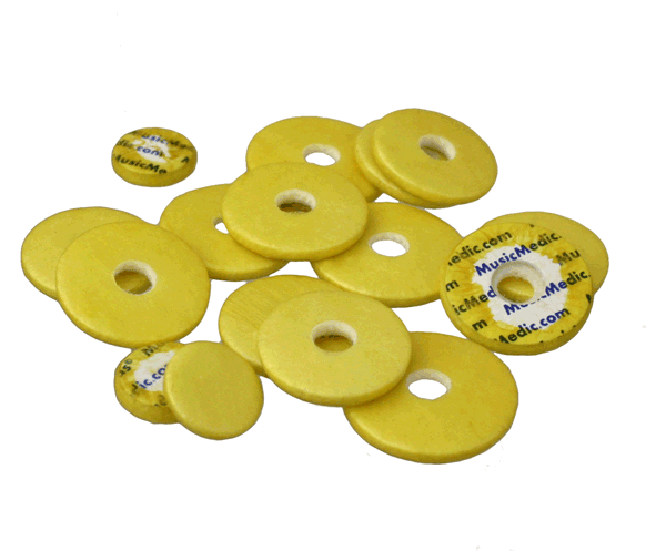 Assortment Of 50 Flute Pads - 2.7mm Thick, Made In USA, Commonly Used Sizes